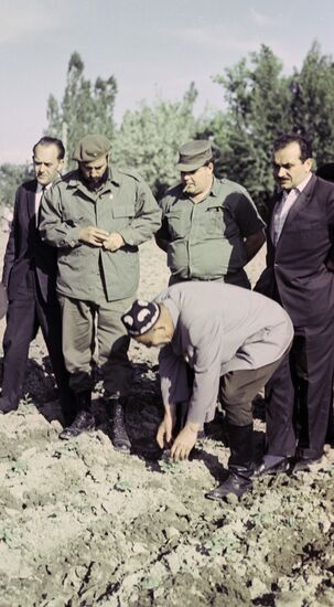Fidel Castro visits USSR