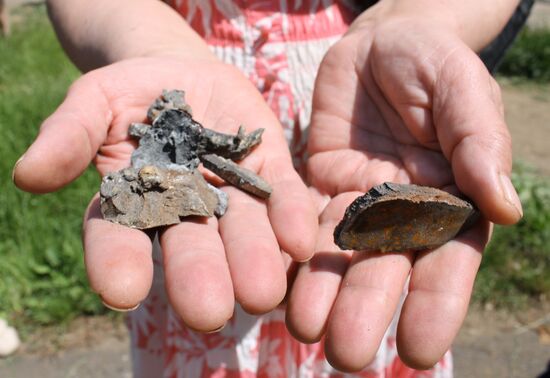 Consequences of shelling in Gorlovka, Donetsk Region