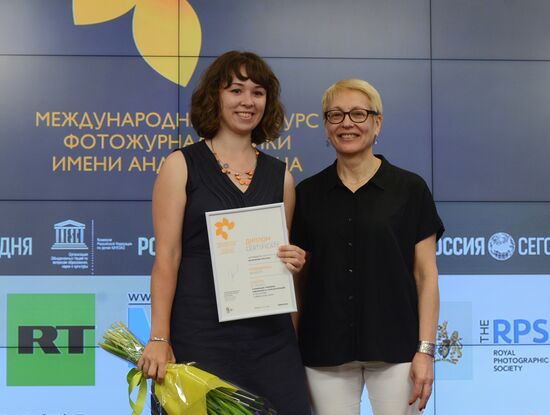 Awards ceremony of Andrei Stenin International Press Photo Contest