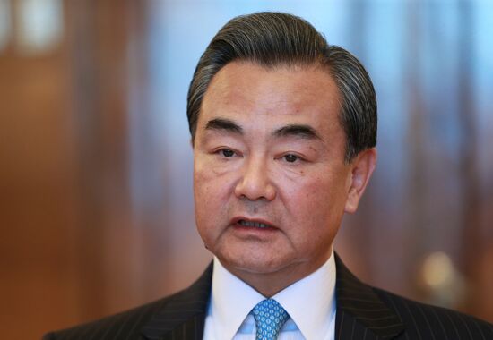 Russian FM Sergey Lavrov meets Chinese FM Wang Yi