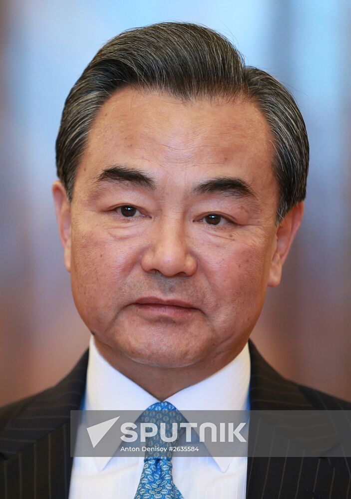Russian FM Sergey Lavrov meets Chinese FM Wang Yi