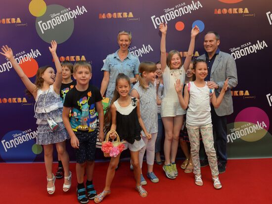 Premiere of Inside Out computer-animated film