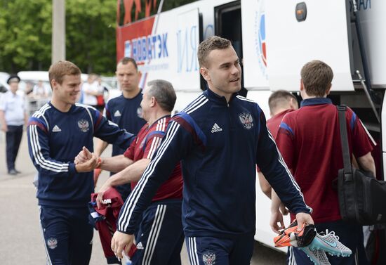 Football. Russian national team holds training session