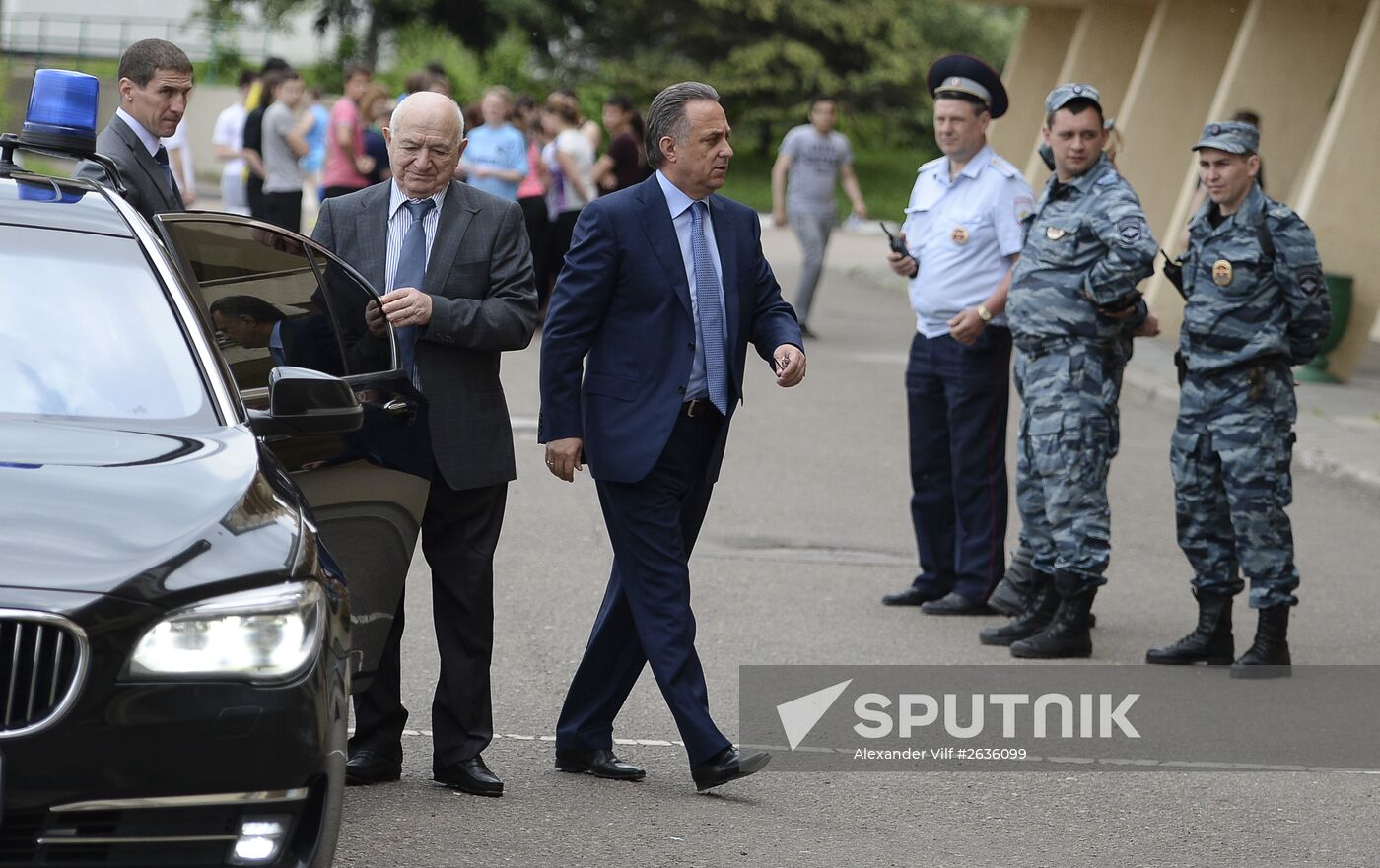 Football. Russian national team holds training session