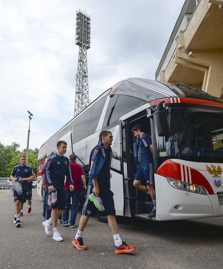 Football. Russian national team holds training session