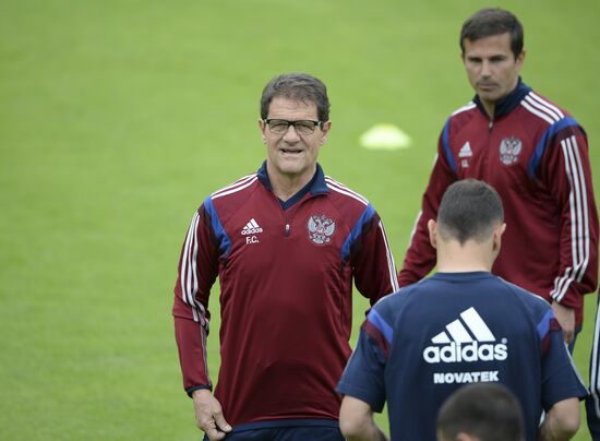 Football. Russian national team holds training session