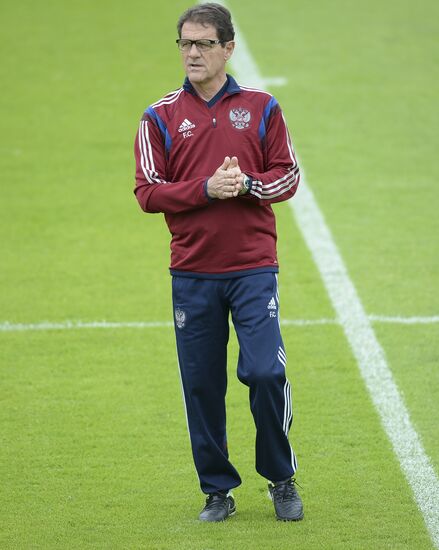 Football. Russian national team holds training session