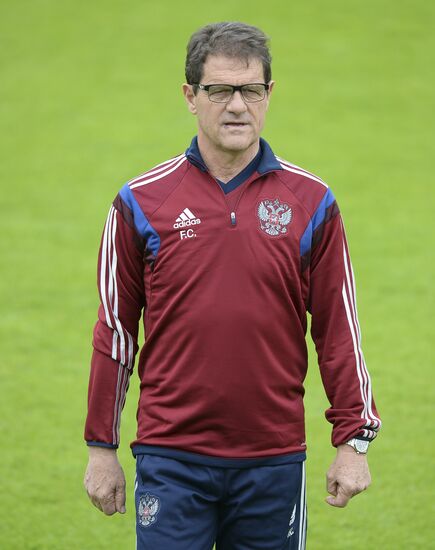 Football. Russian national team holds training session