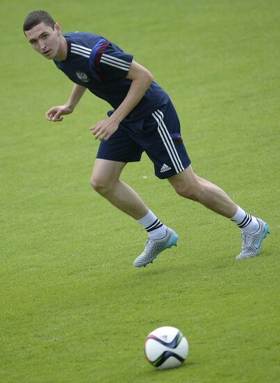Football. Russian national team holds training session