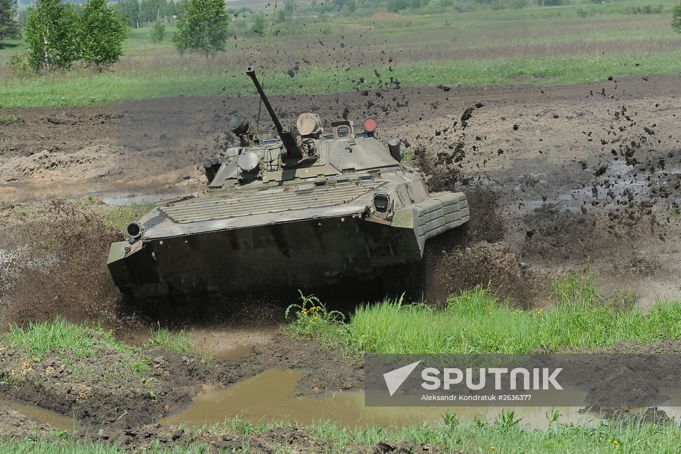 Tank Biathlon 2015 qualifier in Chelyabinsk Region