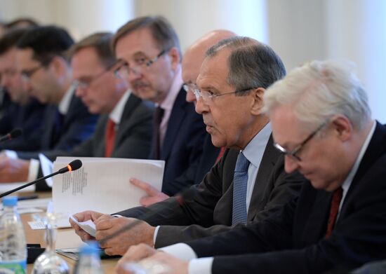 Meeting of Russian Foreign Ministry Business Council