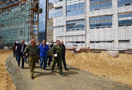 Dmitry Rogozin's trip to Vostochny Space Center