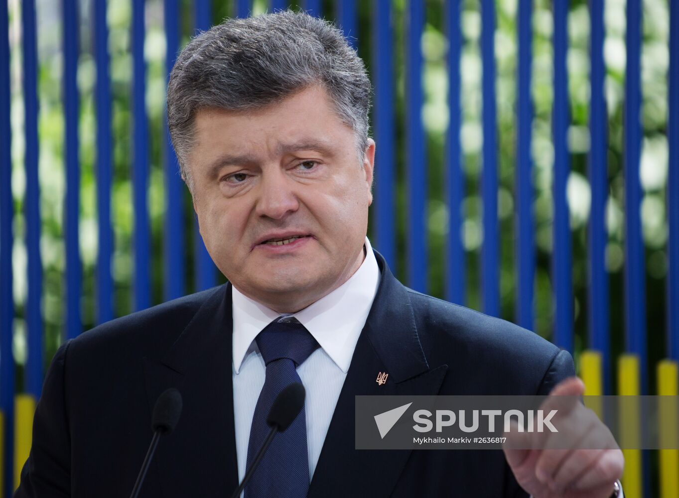 Ukraine's President gives news conference on his annual address to Verkhovna Rada