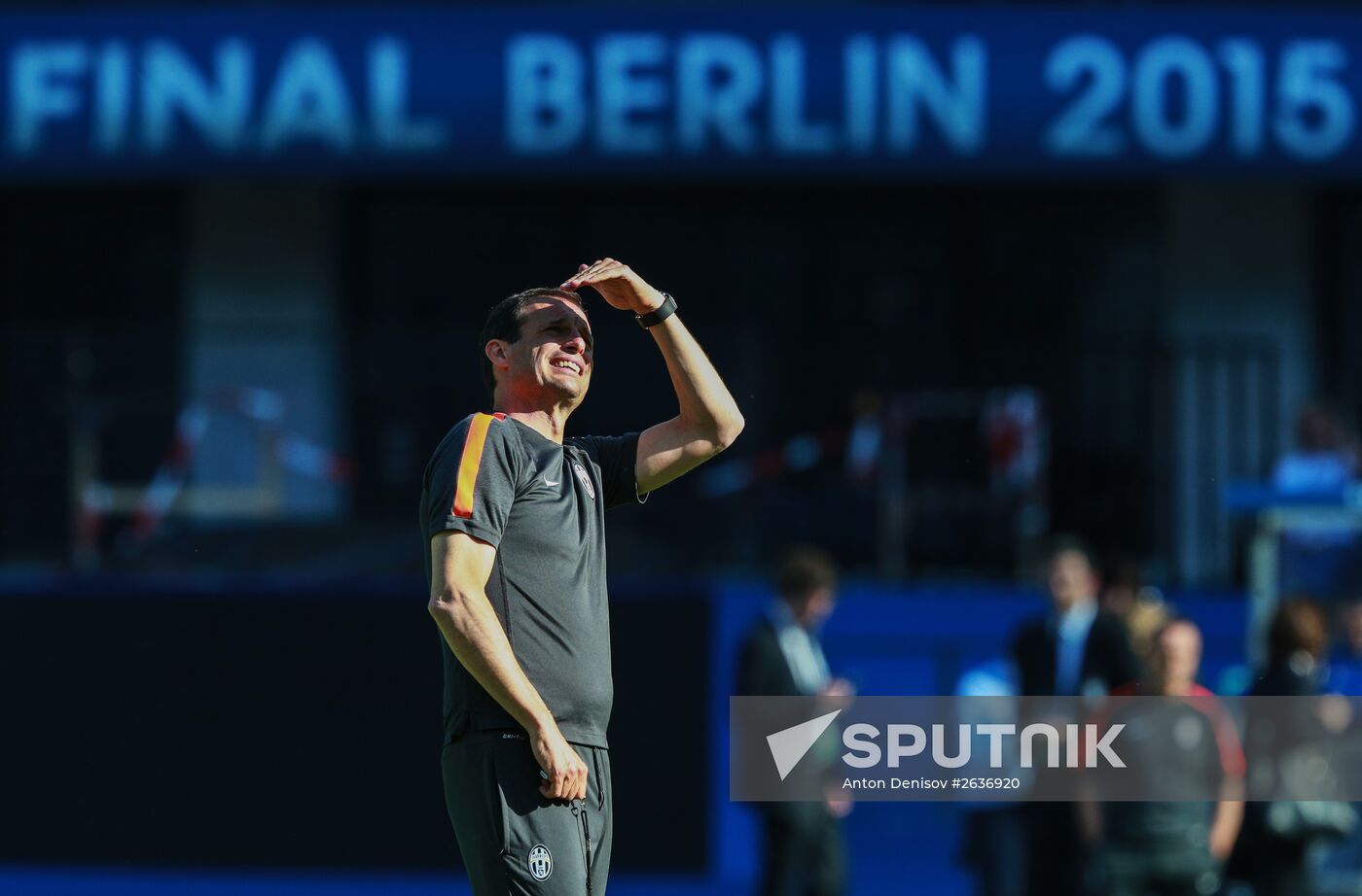 UEFA Champions League. FC Juventus holds training session