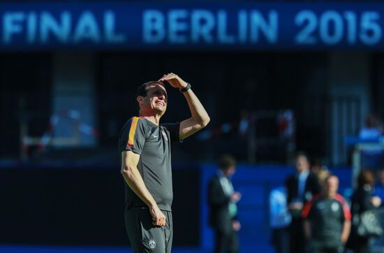 UEFA Champions League. FC Juventus holds training session