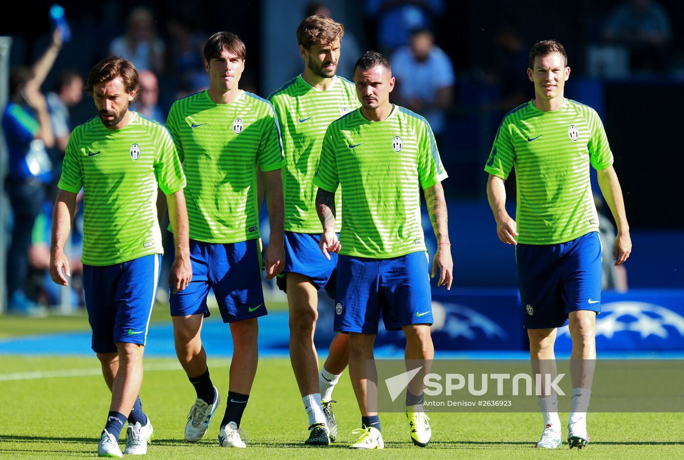 UEFA Champions League. FC Juventus holds training session