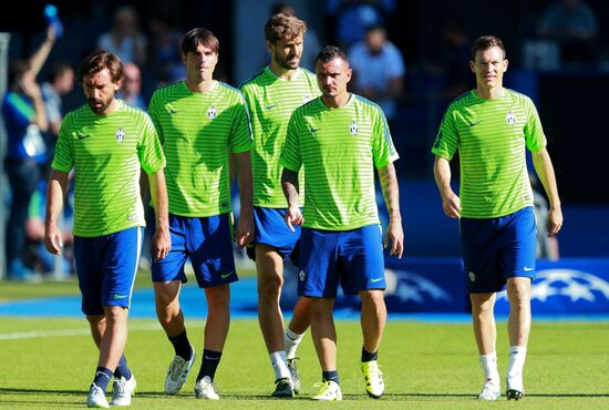 UEFA Champions League. FC Juventus holds training session