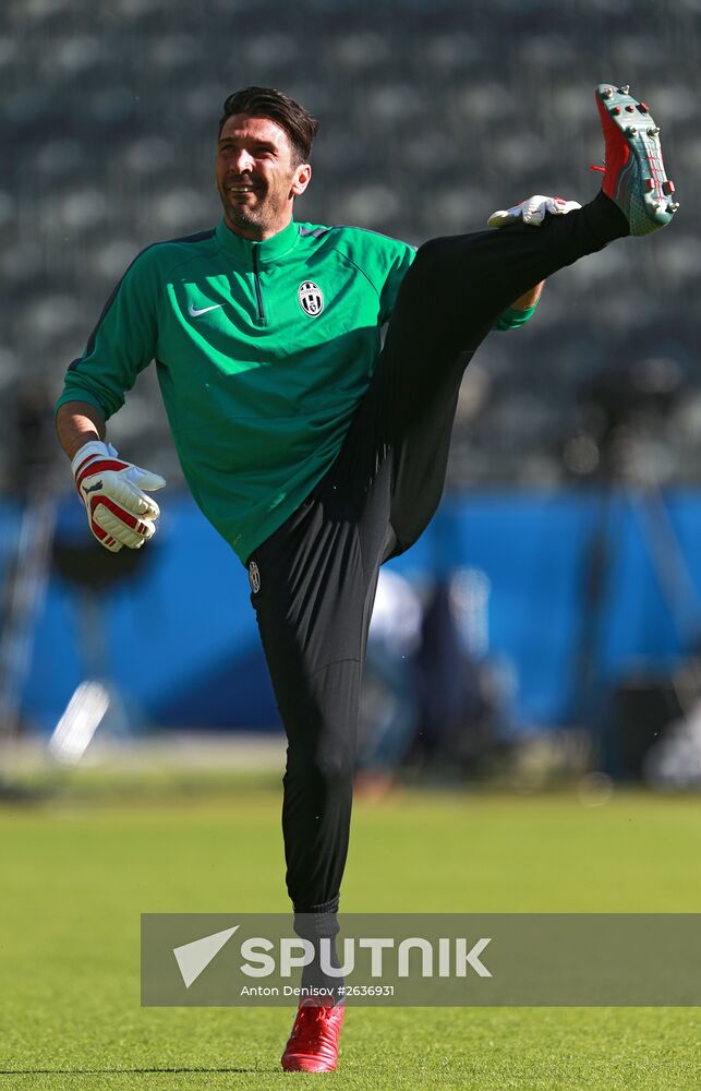 UEFA Champions League. FC Juventus holds training session