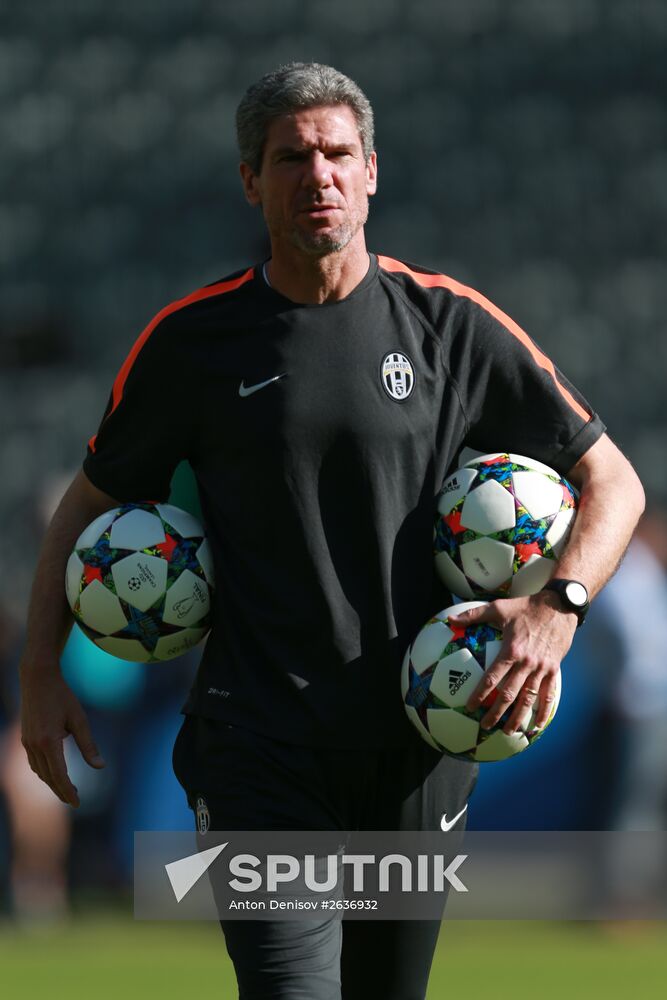UEFA Champions League. FC Juventus holds training session