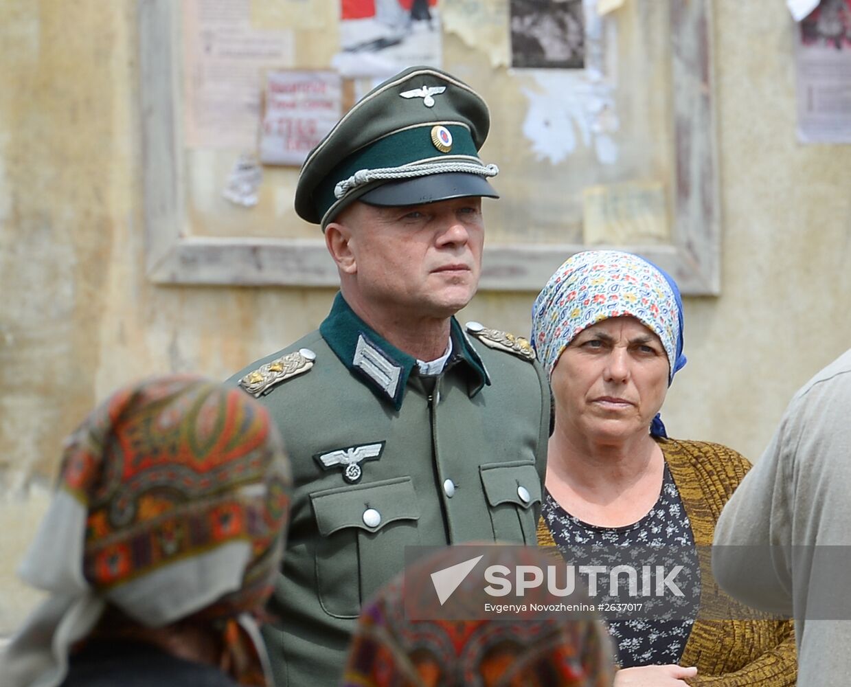 Filming of "The Teacher" by director Sergei Mokritsky