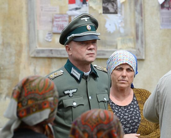 Filming of "The Teacher" by director Sergei Mokritsky