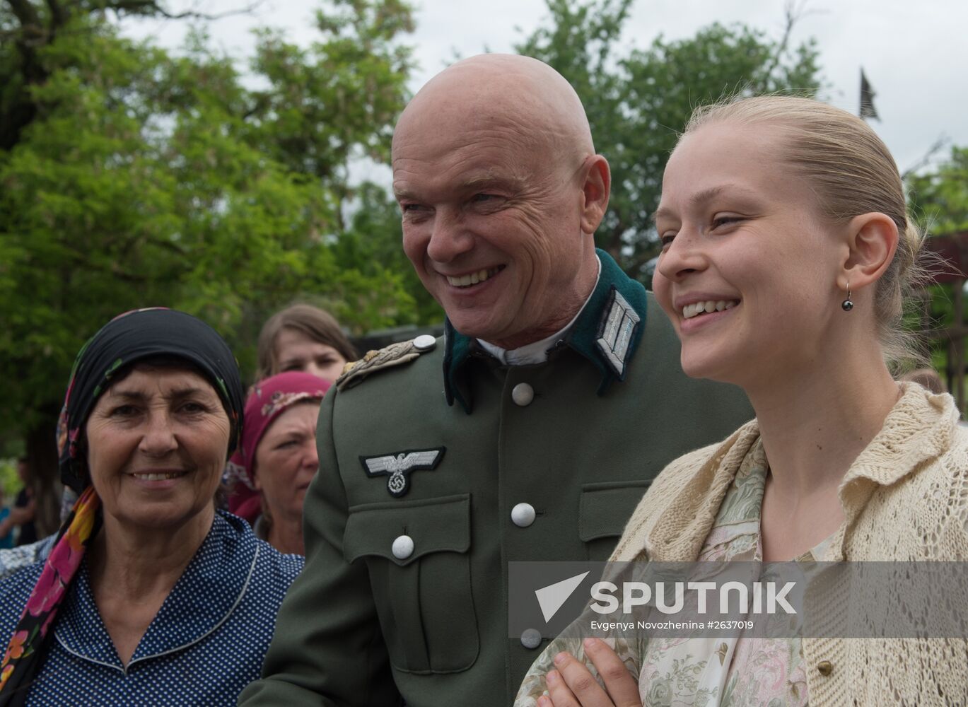 Filming of "The Teacher" by director Sergei Mokritsky