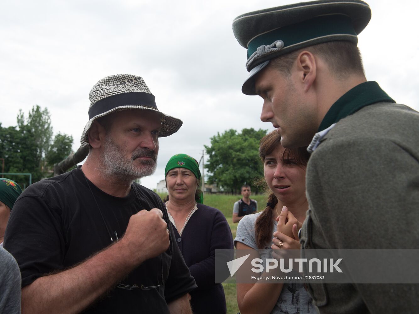 Filming of The Teacher by director Sergei Mokritsky