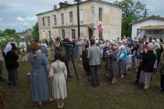 Filming of The Teacher by director Sergei Mokritsky