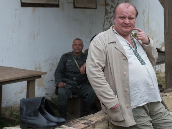 Filming of "The Teacher" by director Sergei Mokritsky