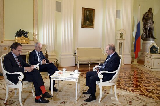 President Vladimir Putin gives interview to Il Corriere della Sera ahead of his visit to Italy