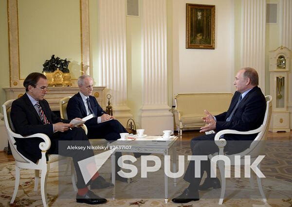 President Vladimir Putin gives interview to Il Corriere della Sera ahead of his visit to Italy