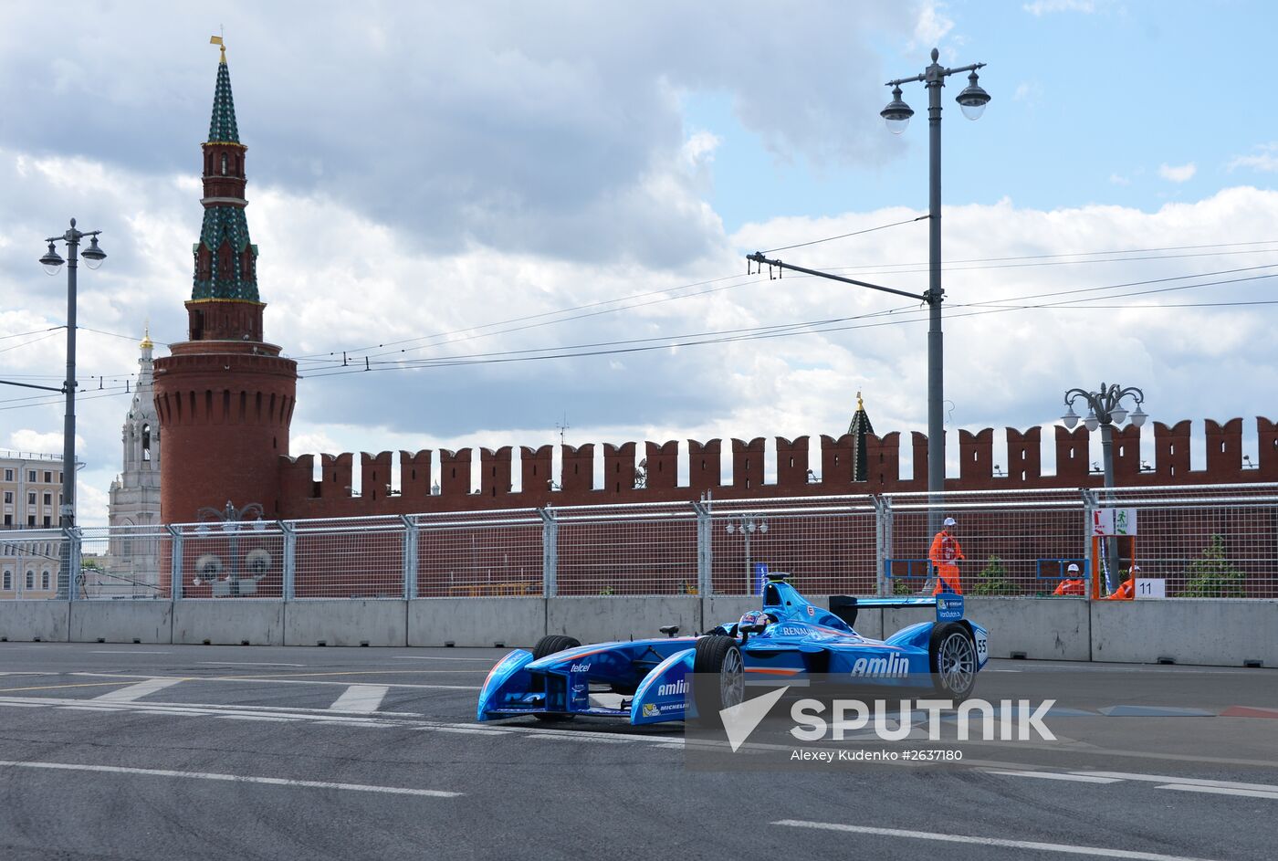Auto racing. FIA Formula E. Moscow ePrix
