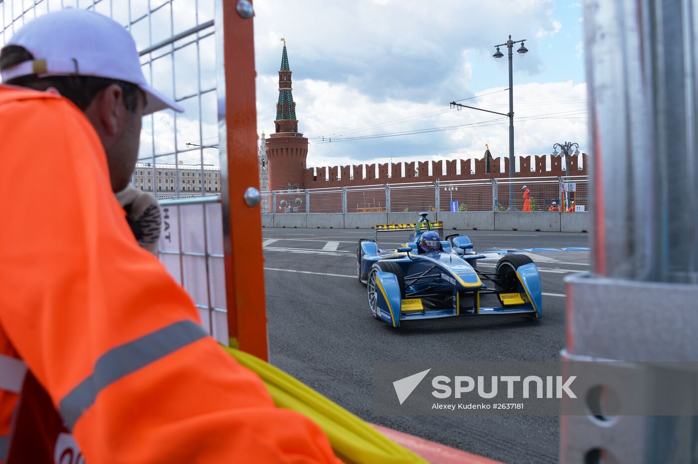 Auto racing. FIA Formula E. Moscow ePrix
