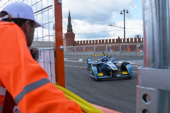 Auto racing. FIA Formula E. Moscow ePrix