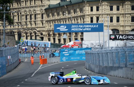 Auto racing. FIA Formula E. Moscow ePrix