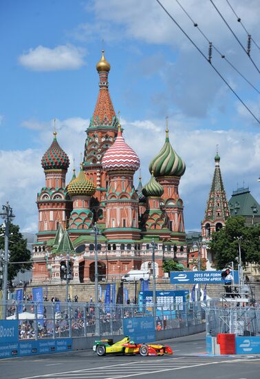 Auto racing. FIA Formula E. Moscow ePrix