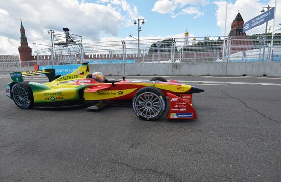 Auto racing. FIA Formula E. Moscow ePrix