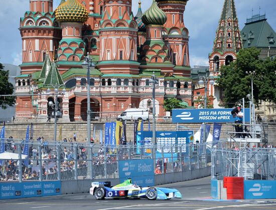 Auto racing. FIA Formula E. Moscow ePrix