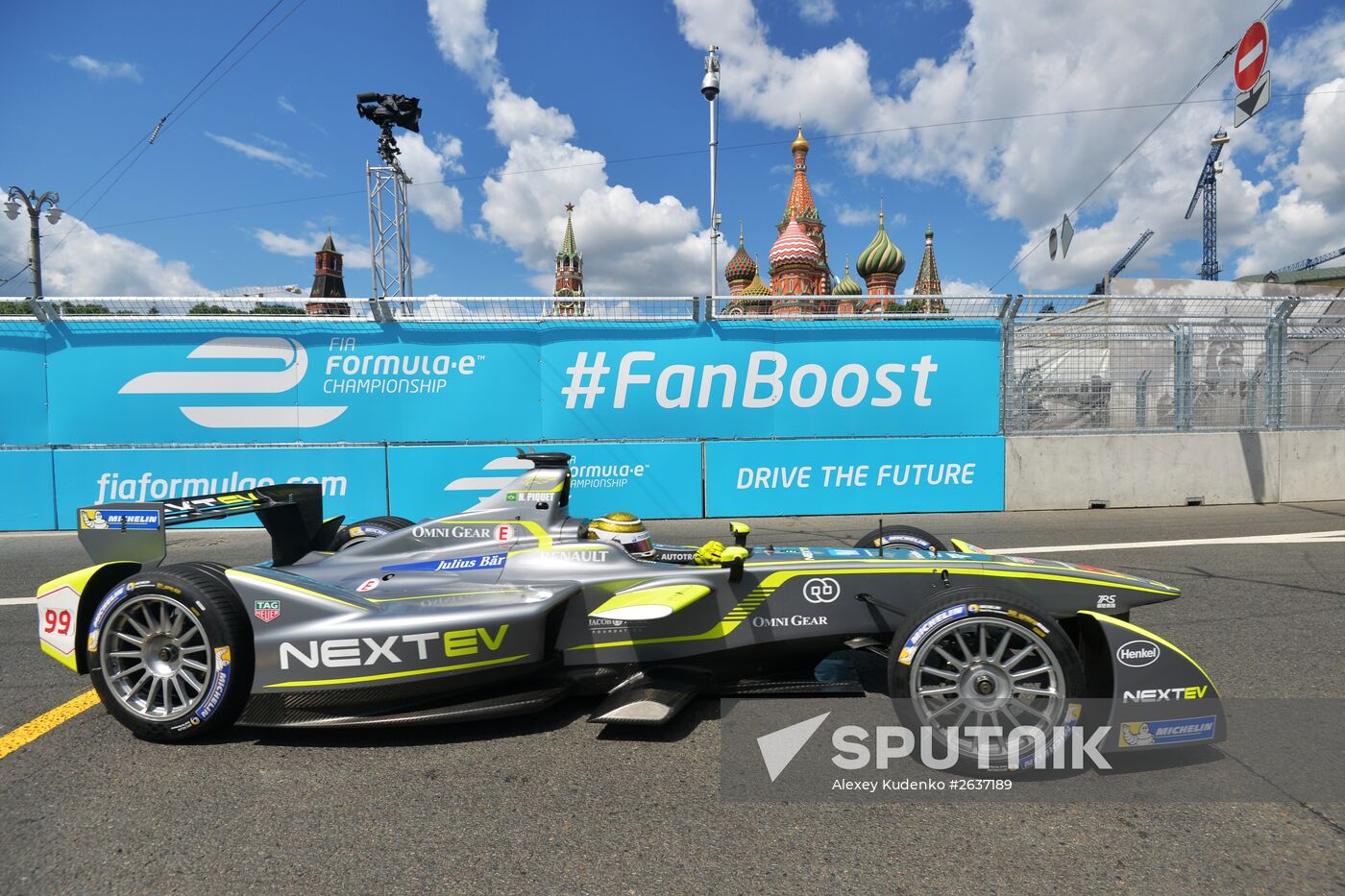 Auto racing. FIA Formula E. Moscow ePrix