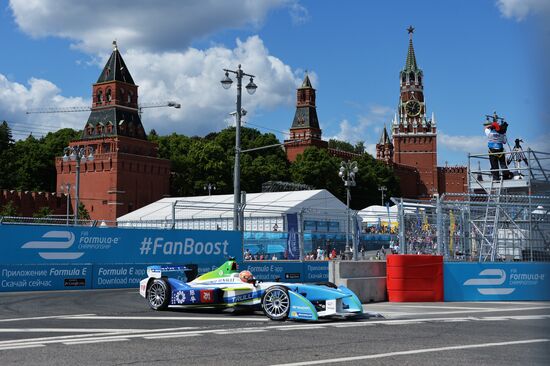 Auto racing. FIA Formula E. Moscow ePrix