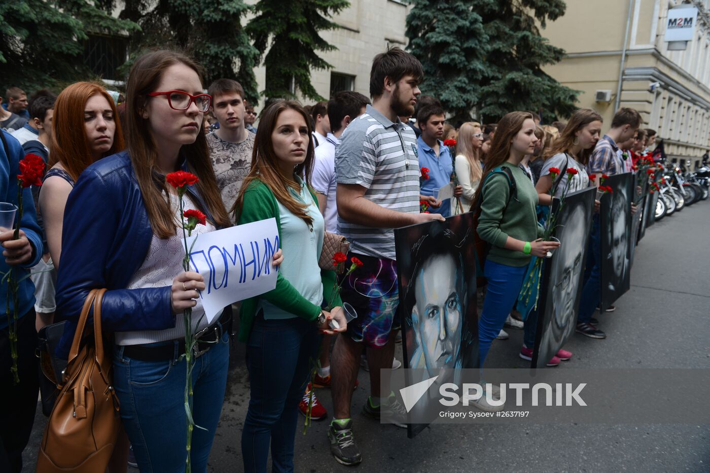 Memorial for journalists who died covering the war in Ukraine's east