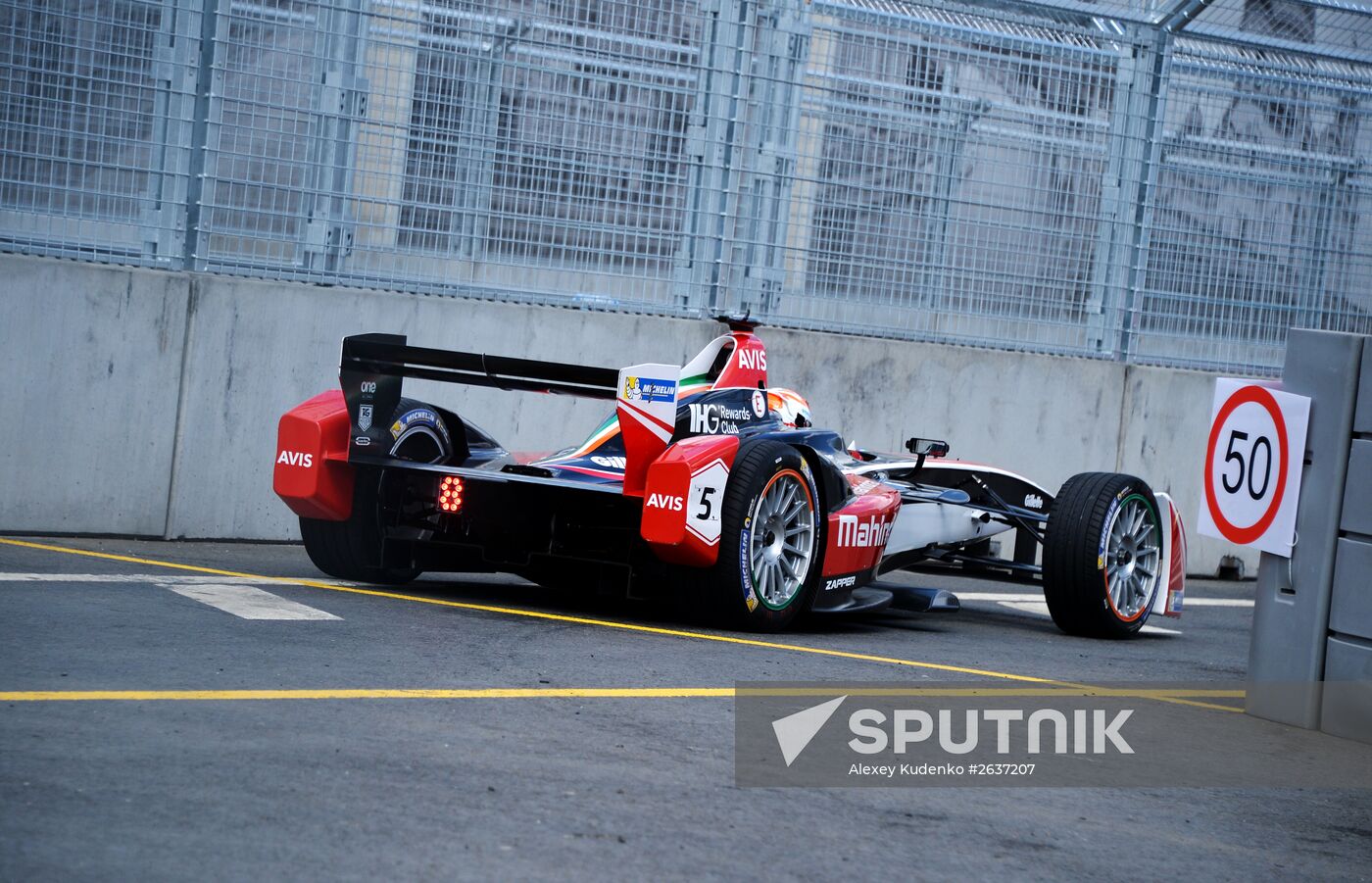 Auto racing. FIA Formula E. Moscow ePrix