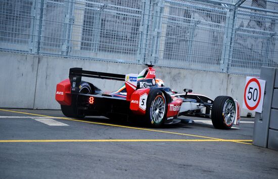 Auto racing. FIA Formula E. Moscow ePrix