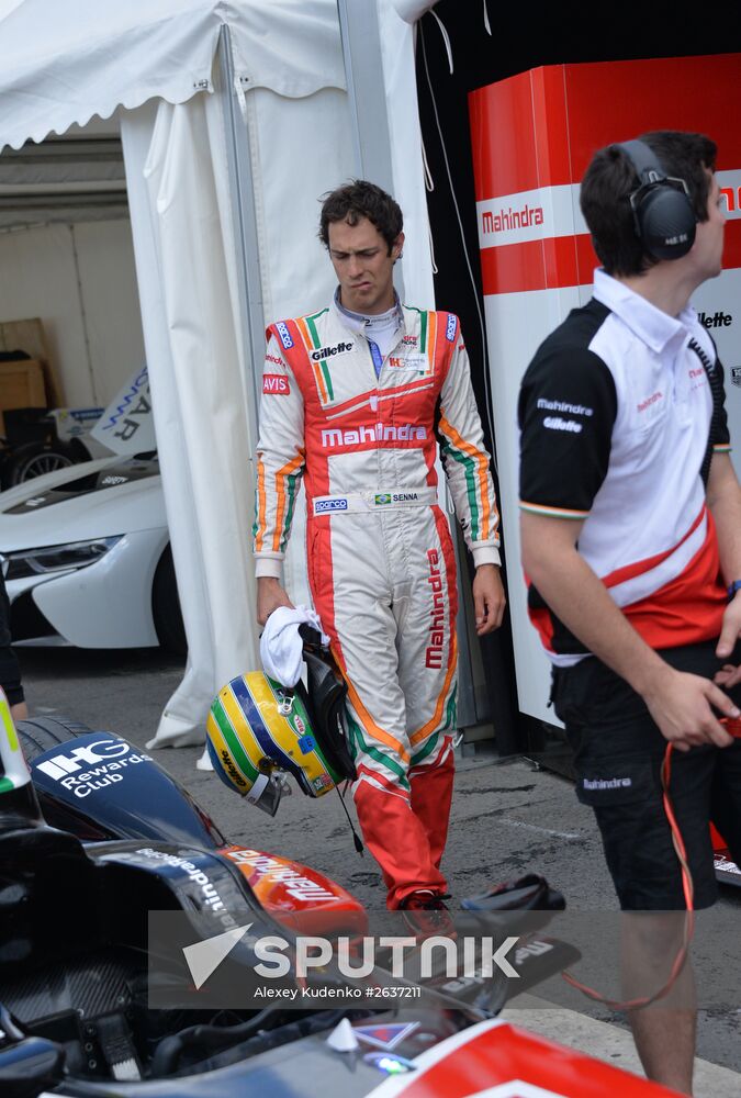 Auto racing. FIA Formula E. Moscow ePrix