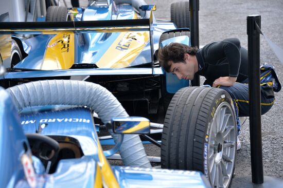 Auto racing. FIA Formula E. Moscow ePrix