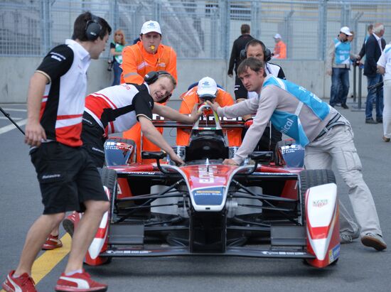 Auto racing. FIA Formula E. Moscow ePrix