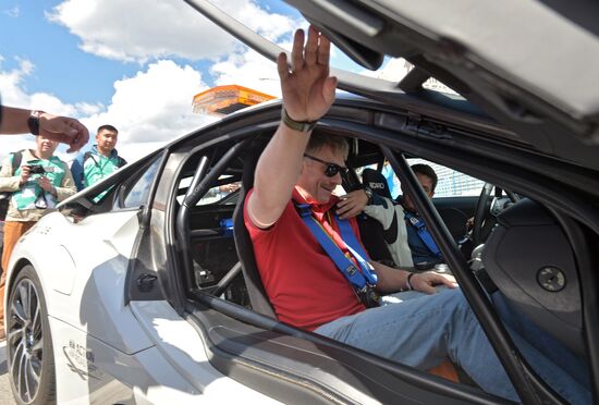 Auto racing. FIA Formula E. Moscow ePrix