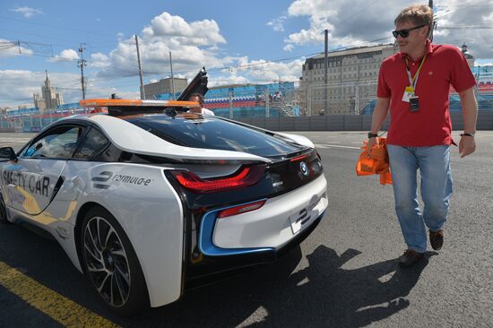 Auto racing. FIA Formula E. Moscow ePrix