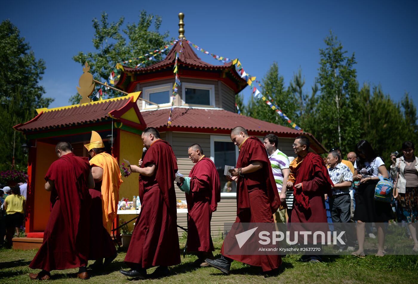 Buddhist temple opens in Novosibirsk