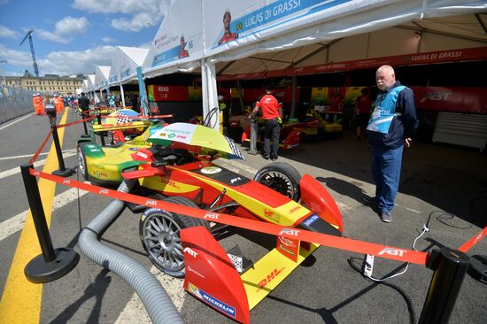 Auto racing. FIA Formula E. Moscow ePrix